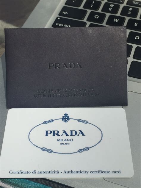 real or fake prada purse|authenticity card prada.